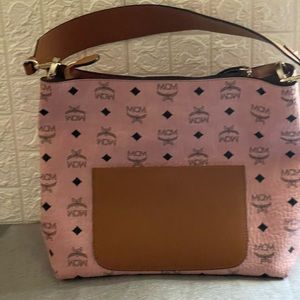 MCM bag pink and brown
